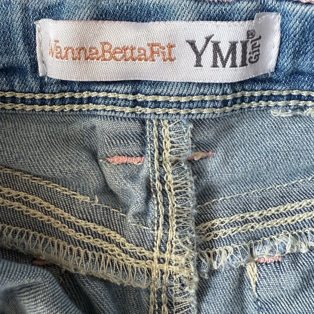 Wanna Betta Fit y Me girl Classic Blue Straight Leg Denim 6X - Picture 6 of 9